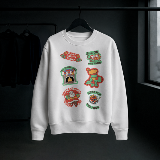 Jolly Bright Night” Family Christmas Jumper